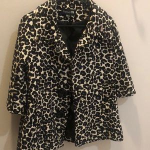 Leopard Blazer